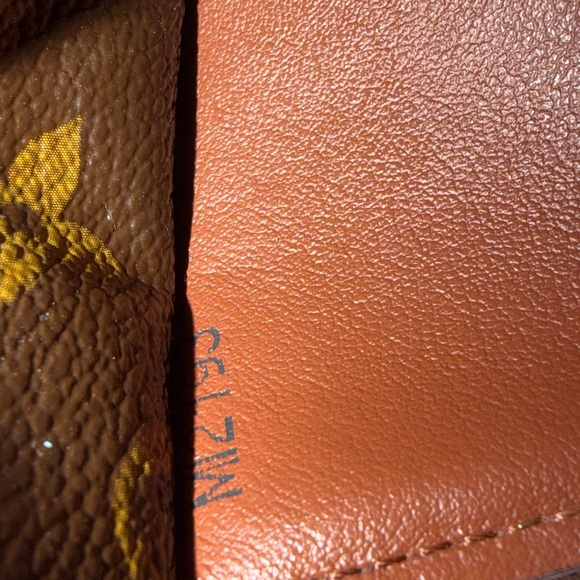 Louis Vuitton Brown Monogram Wallet with Gold Button - Picture 5 of 5